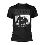 LED ZEPPELIN - ICON LOGO PHOTO BLACK T-Shirt Large