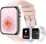 Montre Connectée Pour Femme,Fitness Smart Watch Appels Bluetooth,Podomètre,Spo2,Notifications,Suivi D'activité,Étanche,Moniteur De Fréquence Cardiaque,Pour Android Ios