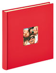 walther Design Photo Album Red 33 x 34 cm self-Adhesive Album with Punched Cover, Fun SK-110-R