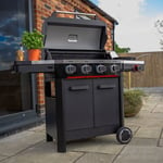 Norfolk Grills Atlas 400 Gas BBQ, 4 Burner with Side Burner & Cabinet