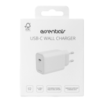 Essentials USB-C GaN wall charger 67 W, 1x USB-C PD, white