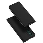 DUX DUCIS Skin Pro Faux Leather Wallet Case for Samsung Galaxy M13 4G - Black