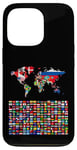 iPhone 13 Pro 238 Flags,World Flags,World map with flags. Case