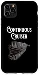 Coque pour iPhone 11 Pro Max Péniche fluviale vintage Boat Life Continuous Cruiser