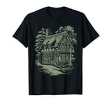 Dark Cottagecore enchanting Forest Cottage Aesthetic T-Shirt