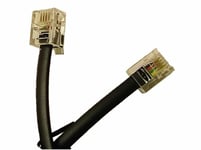 5m RJ11 to RJ11 Cable 4 Pin ADSL Router Modem Phone Broadband Internet Lead