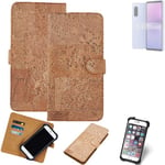 FOR Sony Xperia 10 V SMARTPHONE CASE COVER WALLETCASE CORK