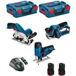 Kit 12V BMK3-28AD2 (gks 12V-26 gst 12V-70 gho 12V-20 2 x 2,0 Ah GAL1230CV 2 x L-Boxx 136 ) - Bosch