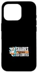 Coque pour iPhone 16 Pro Shark The Real Sea-Lebrities Whale Hammerhead Requin blanc