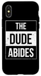 iPhone X/XS The Dude Abides Vintage Design For Film Loving Bowler Case