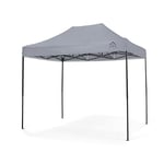 All Seasons Gazebos - Tonnelle pop-up 3x2m entièrement imperméable - Gris métallisé