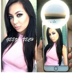 Selfie Led Light Ring Flash Fill Clip Camera For Phones Laptops Tablets