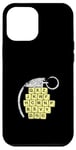 Coque pour iPhone 12 Pro Max Jeu de blocs de lettres amusant Choisissez soigneusement vos mots