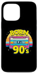 iPhone 13 Pro Max Born in the 90's Cassette Retro Look 90s Fans 90s Case