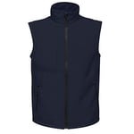 Regatta Gilet Softshell sans Manches Homme imperméable, Respirant E Coupe-Vent Octagon II Bodywarmers Homme Navy(Seal Grey) FR: L (Taille Fabricant: L)