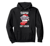 Ugly Christmas Funny White Elephant Gift Subpar Gift Giver Pullover Hoodie