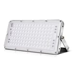 Viugreum 100W Outdoor LED Floodlight, IP66 Waterproof Spotlight Security Light, Super Bright 8000lm Worklight Wall Light for Yard, Garden, Garage, Hallway,6500K Cold White [Energy Class A++]