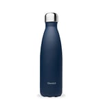 Qwetch - Bouteille Isotherme Originals Bleu Nuit 500ml - 24h Froid et 12h Chaud - Etanche, Sans BPA & Réutilisable - Gourde inox isotherme pour Sport, Voyage, Bureau, Randonnée