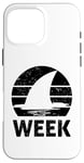 iPhone 16 Pro Max 2025 Week Retro Shark Fin Lover Sea Ocean Animal Summer Trip Case