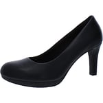 Clarks Adriel Viola, Women’s Closed-Toe Pumps, Black (Black Leather), 8 UK (42 EU)