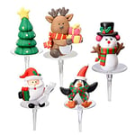 Club Green Figurines de Noël Pâte à Modeler, Rouge, 38 mm, Lot de 4