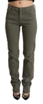 Ermanno Scervino Jean Gris Taille Basse Coton Jeans Skinny Pantalon W28