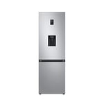 Samsung RL34T653DSA/EG Réfrigérateur/Congélateur, 185 cm, 341, No Frost+, technologie Space Max, distributeur d'eau, aspect acier inoxydable