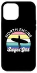 Coque pour iPhone 12 Pro Max Surfer Girl North Shore Hawaii Hawaii Surf Beach