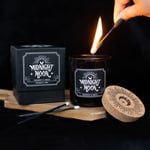 Gothic Midnight Rituals Bergamot Neroli Midnight Moon Glass Jar  Scented Candle