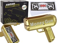 Leantoys Pengar Pistol Skytte Guld Pengar Pistol Sedlar Launcher