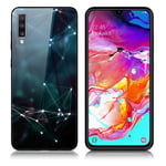 Samsung Fantasy Galaxy A70 kuoret - Tieteiskirjallisuus Vihreä