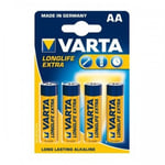 Varta Longlife AA akut, 4 kpl