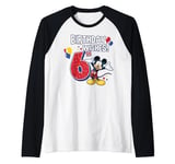 Disney Mickey & Friends 6th Birthday Wishes Manche Raglan