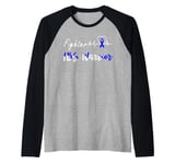 Irritable Bowel Syndrome IBS Warrior Heartbeat Fight Raglan Baseball Tee