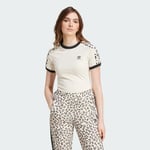 adidas Leopard 3-Stripes T-Shirt Women