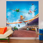 Ag Art - Papier peint xl Escadron en vol Planes Disney 180X202 cm