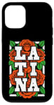 Coque pour iPhone 13 Latina Roses Rosa Hispanic Heritage Mexicain Viva Mexico