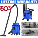 Industrial Vacuum Cleaner Hoover Wet and Dry 2000W Powerful Suction Bagless 15 L