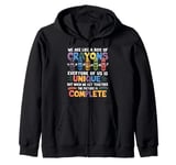 Back To School Funny Teacher We Are Like a Box of Crayons Zip Hoodie