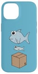 iPhone 14 Big Fish Little Fish Cardboard Box, Dad Dancing Dancer Funny Case