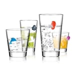 TESCOMA Marques de Verres Set 12 Pièces Océan Mydrink Marque Lunettes Verre