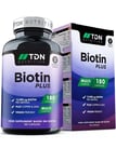 BIOTIN 12,000mcg - 180 TABLETS. MAX STRENGTH. HEALTHY HAIR, SKIN & NAIL GROWTH