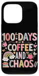 iPhone 13 Pro 100 Days Of Coffee & Chaos - 100th Day School Teacher Case