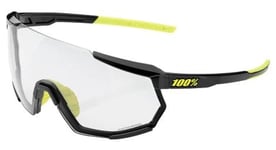 Lunettes 100  racetrap 3 0   noir brillant   verres photochromiques