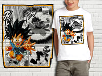 T-Shirt Blanc Enfant Collection Manga Dragon Ball Z 413