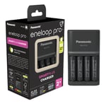 Panasonic Eneloop SmartPlus Charger inc. 4 x Eneloop Pro AA 2500mAh Batteries