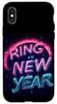 Coque pour iPhone X/XS Bague vibrante dans le costume de discours du Nouvel An