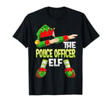 Dabbing Elf Christmas Policeman The Police Officer Elf T-Shirt