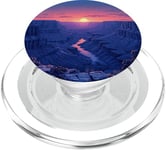 Grand Canyon At Dawn Vintage Paysage graphique PopSockets PopGrip pour MagSafe