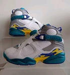 NIKE AIR JORDAN 8 RETRO ,,Aqua'' SIZE UK 4.5 EUR 38 (CI1236 100)